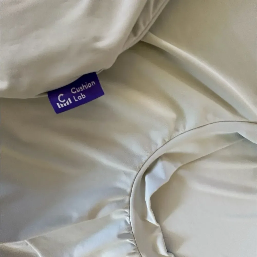 Cushion Lab Deep Sleep Pillow, NWT, Calm Grey, open box Display pillow,